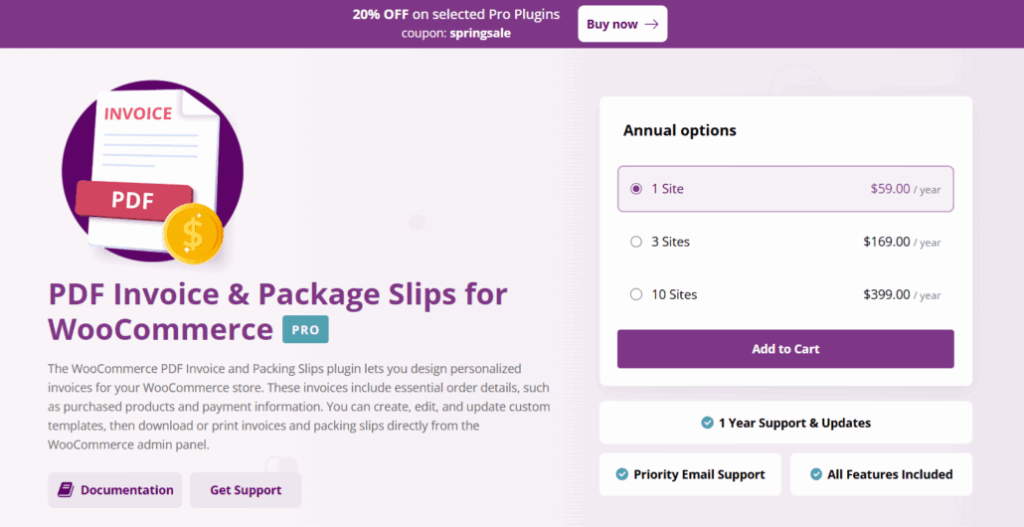 WooCommerce PDF Invoices Packing-Slips