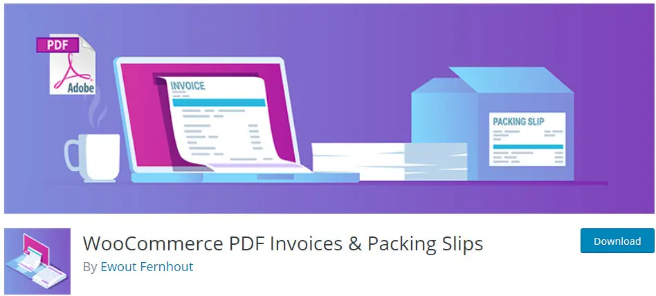 WooCommerce PDF Invoices Packing Slips